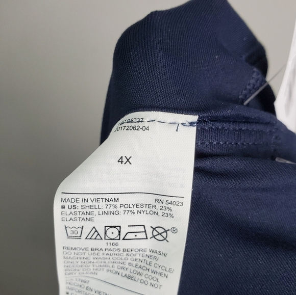 Old Navy Active Navy PowerSoft Crop Tank Top Longline Bra 4x BNWT - Picture 6 of 8